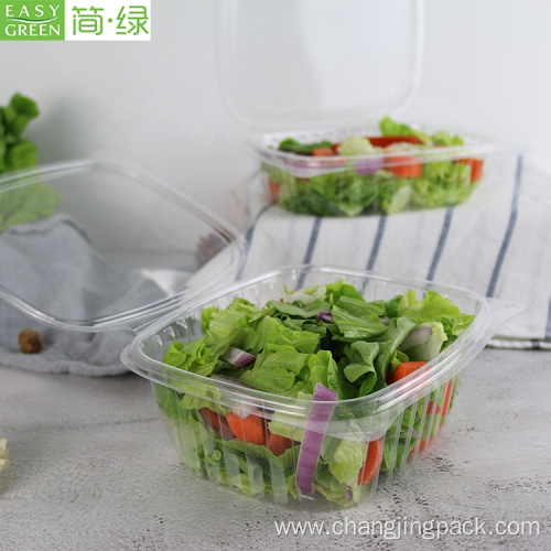 Disposable Clear Takeaway Dressing Bowl Clamshell Container